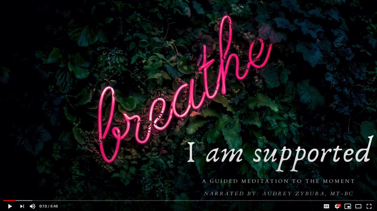 I Am Supported, a guided breathing meditation